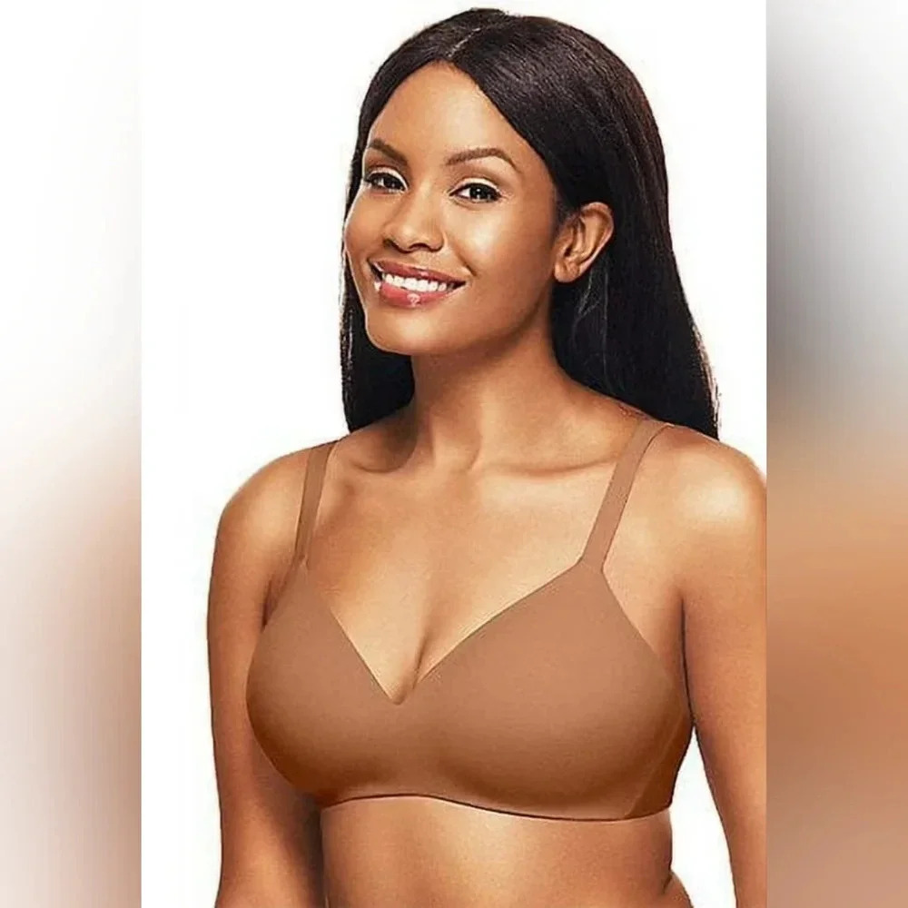 Wacoal Smooth Wireless T-Shirt Bra in Brown